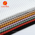Spandex Rib Telas Yarn Para Muebles Fabric Top Quality Soft Customized Elastic Knitted Dyed Brushed Polyester Clothes Wind Proof